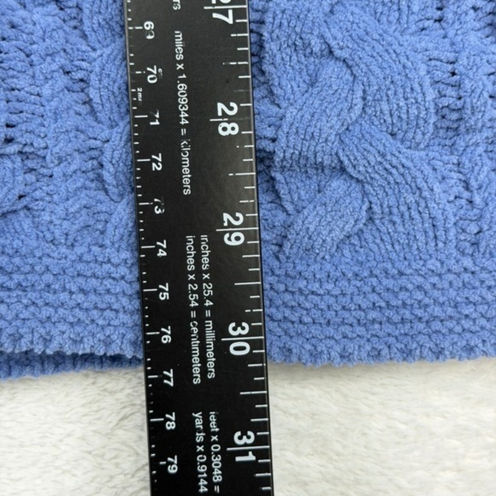 J. Jill Chenille Cable Knit Sweater Women Medium Long Sleeve Casual Soft - Picture 4 of 6